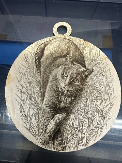 Personalized Wooden Cat Memorial Plaque